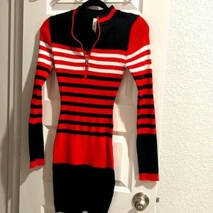 Stretch Midi Sweater Dress